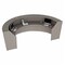 Linea Italia Reception Desk 71 in D X 46 in H, 11.9 ft W X Thermofused Laminate, Ash ZUD297 - alternate 5